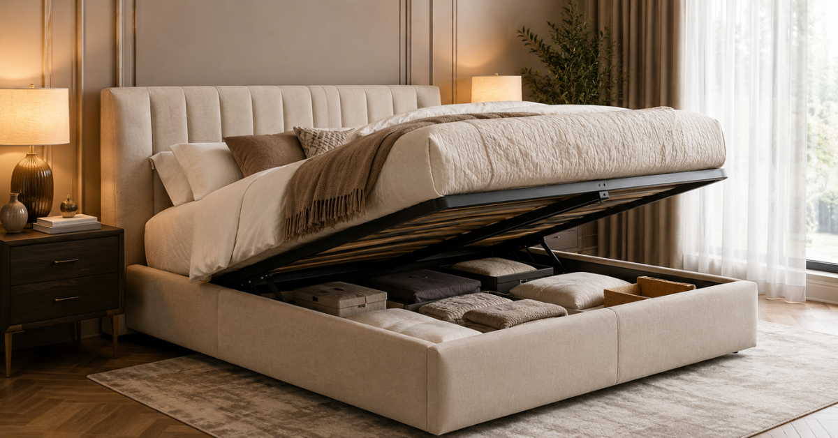 Why Upholstered Ottoman Beds Are the Perfect Mix of Style and Storage