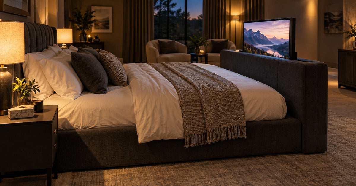 Planning a Cinema-Style Bedroom Around a TV Bed