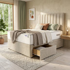 St James Divan Bed Base Space-Saving with Drawer Options