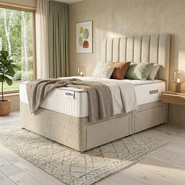 St James Divan Bed Base Space-Saving with Drawer Options