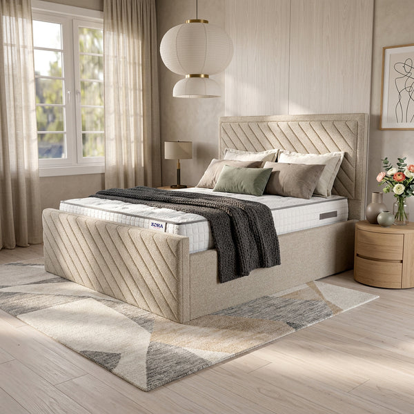 Bishopsgate Upholstered Bed Space-Saving Lift Storage
