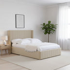 Burley Ottoman Bed Upholstered Space-Saving End-Lift