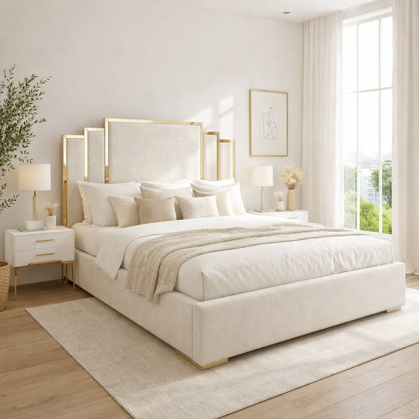 Alton Ottoman Bed Upholstered Space-Saving Lift Storage