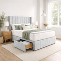 Beatrice Divan Bed with Mattress Space-Saving Storage Contemporary