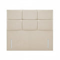 Elgar Headboard Floorstanding Upholstered Buttoned with Diamante Option