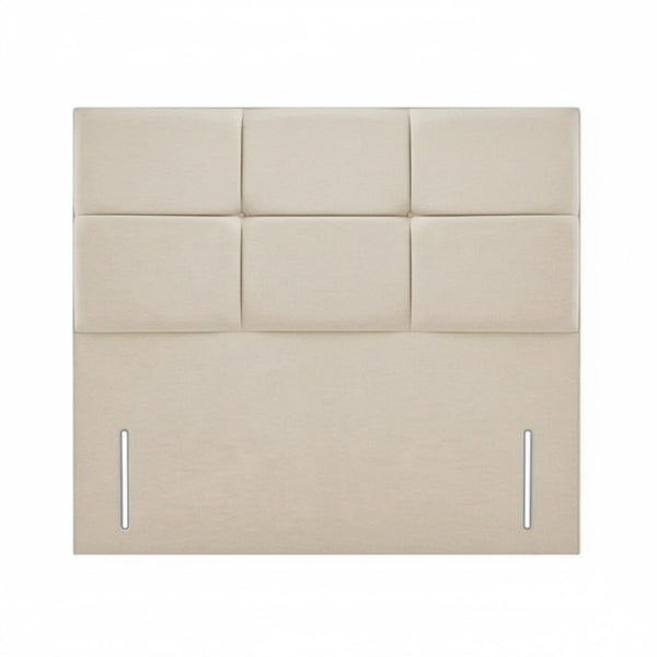 Elgar Headboard Floorstanding Upholstered Buttoned with Diamante Option