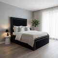 Ferndale Upholstered Bed Space-Saving with Drawers