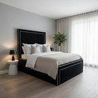 Ferndale Upholstered Bed Space-Saving with Drawers