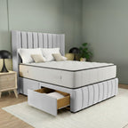 Sutherland Divan Bed with Mattress Space-Saving Storage Options