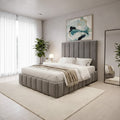 Godfrey Ottoman Bed Upholstered Space-Saving Lift Storage