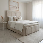 Whitby Upholstered Bed Space-Saving with Drawer Options