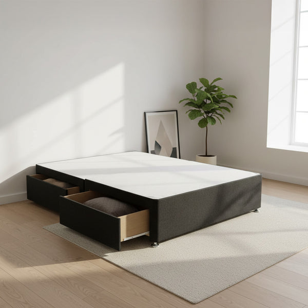 Salcombe Divan Bed Base Space-Saving with Drawer Options