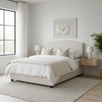 Hazelton Ottoman Bed Upholstered Space-Saving Lift Storage