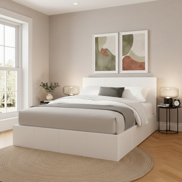 Somersby Ottoman Bed Upholstered Space-Saving End-Lift