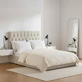 Montague Ottoman Bed Space-Saving Upholstered Lift Storage