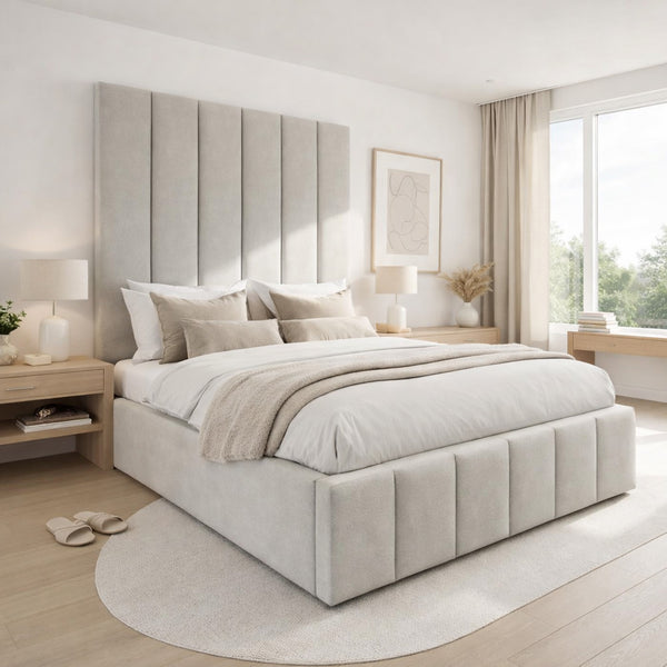 Wycliffe Ottoman Bed Upholstered Space-Saving End or Side Lift Storage