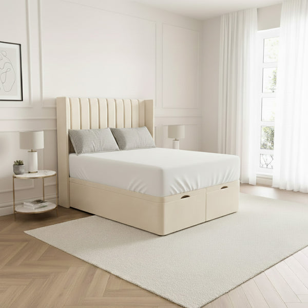 Isabella Ottoman Divan Bed Space-Saving Lift Storage