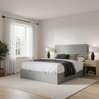 Huntingdon Ottoman Bed Upholstered Space-Saving Lift Storage