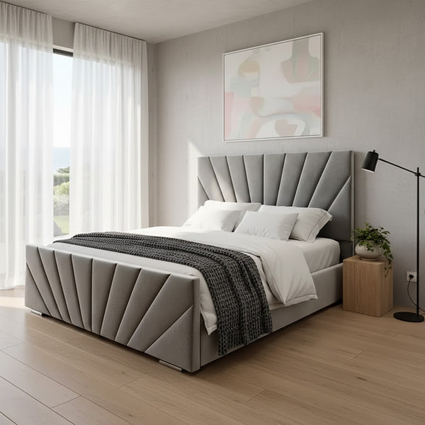 Dunford Ottoman Bed Upholstered Space-Saving Side or End Lift