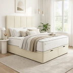 Plymouth Ottoman Divan Bed Upholstered Space-Saving Side or End Lift