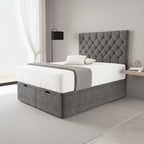 Holloway Ottoman Divan Bed Upholstered Space-Saving Lift Storage