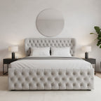 Marlow Upholstered Bed Space-Saving with Drawer Options