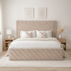 Hawthorn Upholstered Bed Space-Saving with Drawer Options