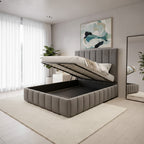 Godfrey Ottoman Bed Upholstered Space-Saving Lift Storage