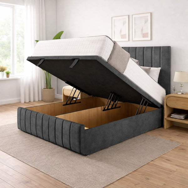 Rothwell Ottoman Divan Bed Space-Saving Side or End Lift Storage