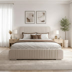 Pembroke Upholstered Bed Space-Saving with Drawer Options