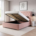 Stanley Ottoman Bed Upholstered Space-Saving with Side or End Lift