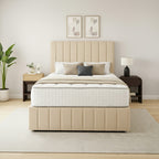 Harris Divan Bed with Mattress Space-Saving Base with Drawer Options