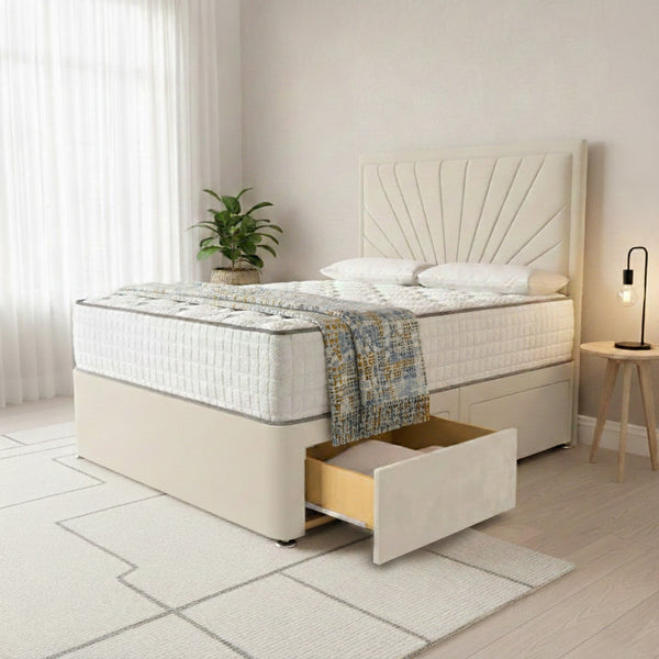 Victoria Divan Bed Space-Saving Base with Drawer Options