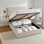Montague Ottoman Bed Space-Saving Upholstered Lift Storage