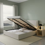 Langford Ottoman Bed Upholstered Space-Saving Lift Storage