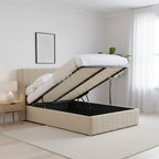 Burley Ottoman Bed Upholstered Space-Saving End-Lift