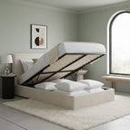 Pemberley Ottoman Bed Upholstered Space-Saving Lift Storage