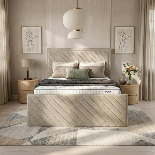 Bishopsgate Upholstered Bed Space-Saving Lift Storage