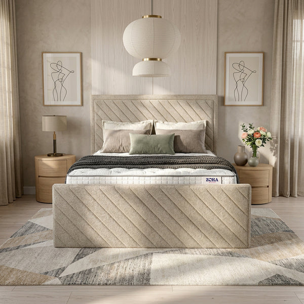 Bishopsgate Upholstered Bed Space-Saving Lift Storage