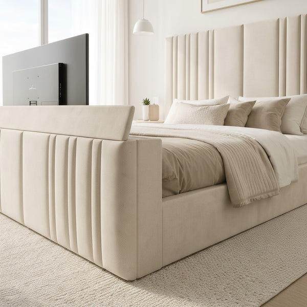 Mortimer TV Bed Space-Saving Side or End Lift Storage