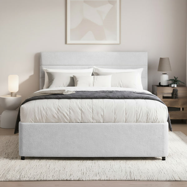 York Divan Bed Upholstered Space-Saving with Drawer Storage