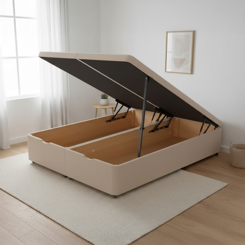 Chester Ottoman Divan Bed Space-Saving Side or End Lift Storage