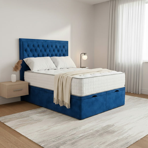 Rutland Ottoman Divan Bed Space-Saving Side or End Lift Storage