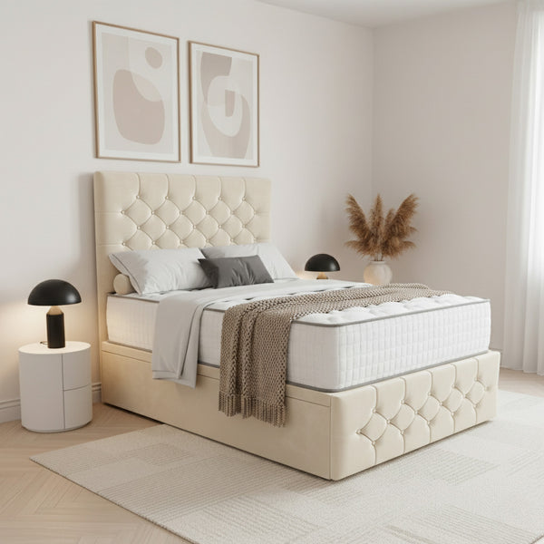 Chartwell Ottoman Divan Bed Space-Saving Side or End Lift