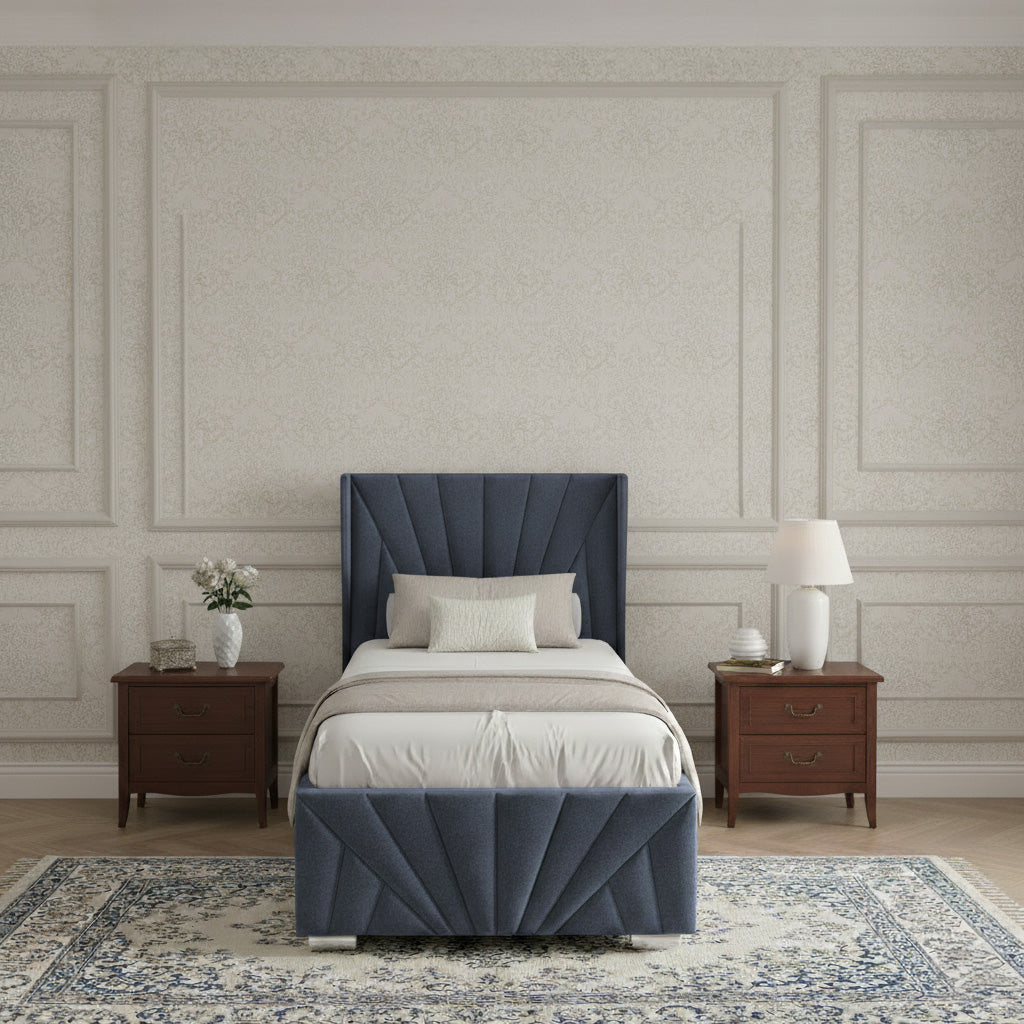 Oakham Ottoman Bed Upholstered Space-Saving with Side or End Lift