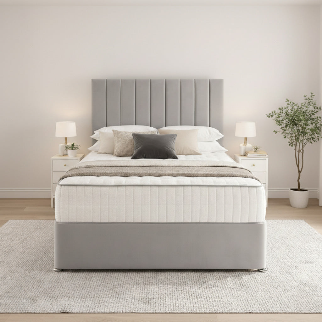 Emmeline Divan Bed with Mattress Space-Saving Drawers