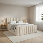 Camden Upholstered Ottoman Bed Space-Saving End-Lift