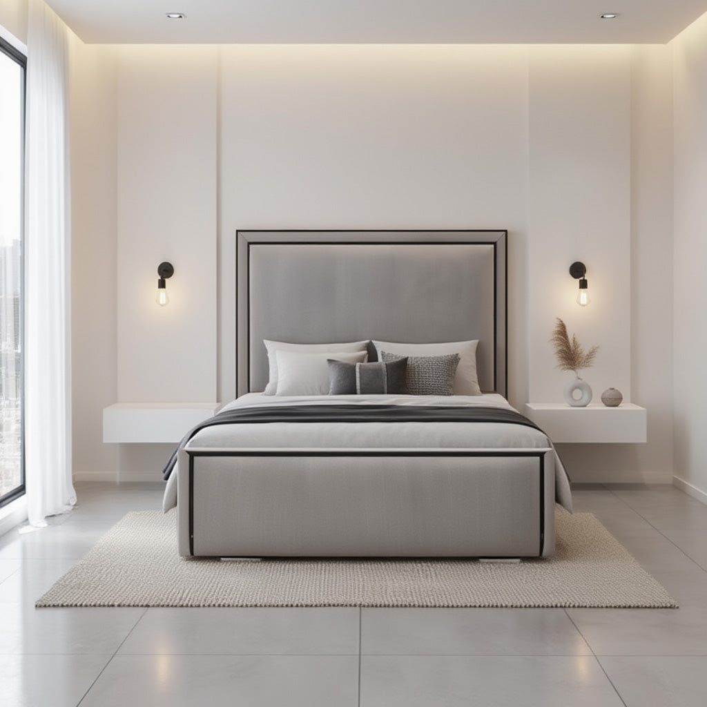 Keswick Ottoman Bed Upholstered Space-Saving Side or End Lift