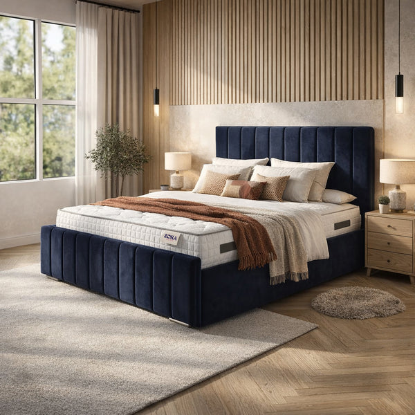 Blackthorn Upholstered Bed Space-Saving with Side or End Lift