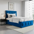 Longford Ottoman Bed Upholstered Space-Saving Lift Storage
